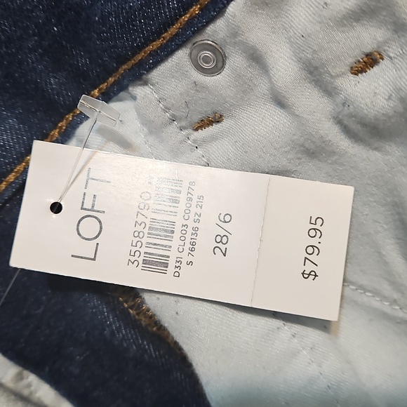 LOFT Dark Blue Skinny Jeans - Picture 12 of 12